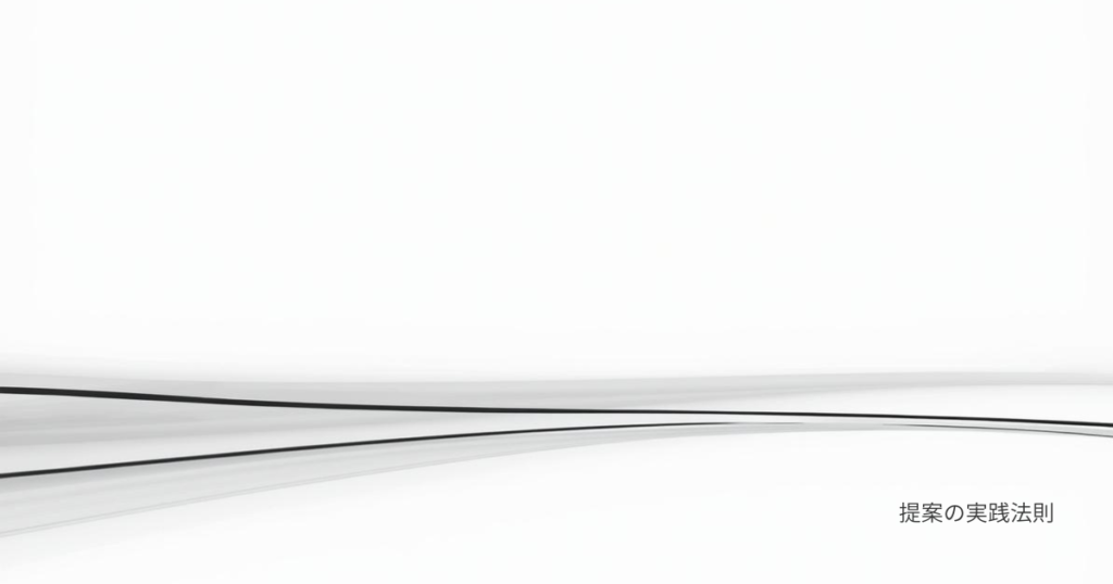 提案の実践のアイキャッチ画像